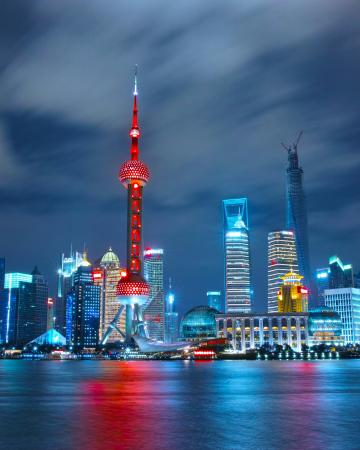 Kitajska, Azija, mesto, stolpnice