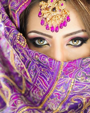 Indija, ženska, ličila