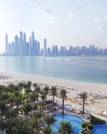 Dubaj, Arabski emirati, morje, mesto, stolpnice