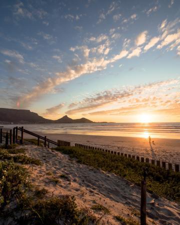 Južna Afrika, plaža, morje, sončni zahod