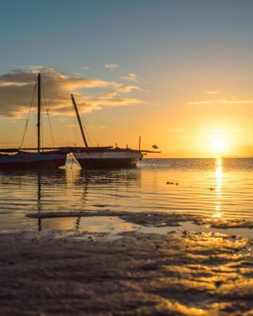Mozambik, Južna Afrika, morje, barka