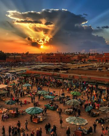 Marakeš, Maroko, mesto