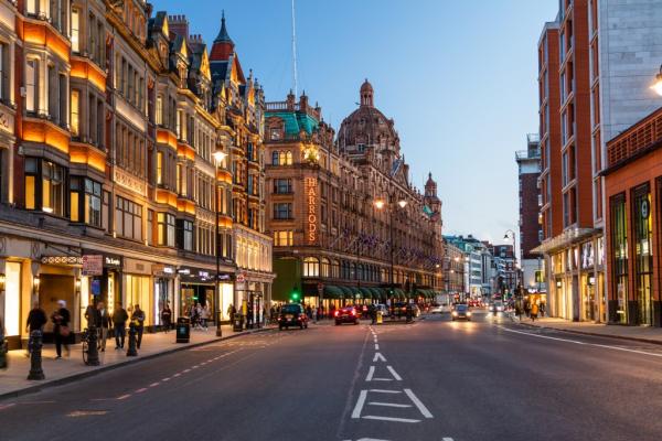 Shopping mrzlica v Londonu