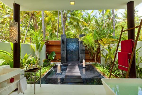 plaža, Maldivi, resort, spa, masaža