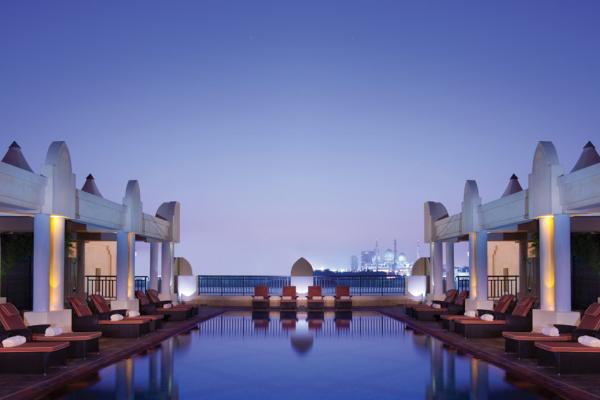 Abu Dhabi, bližnji vzhod, hotel, bazen
