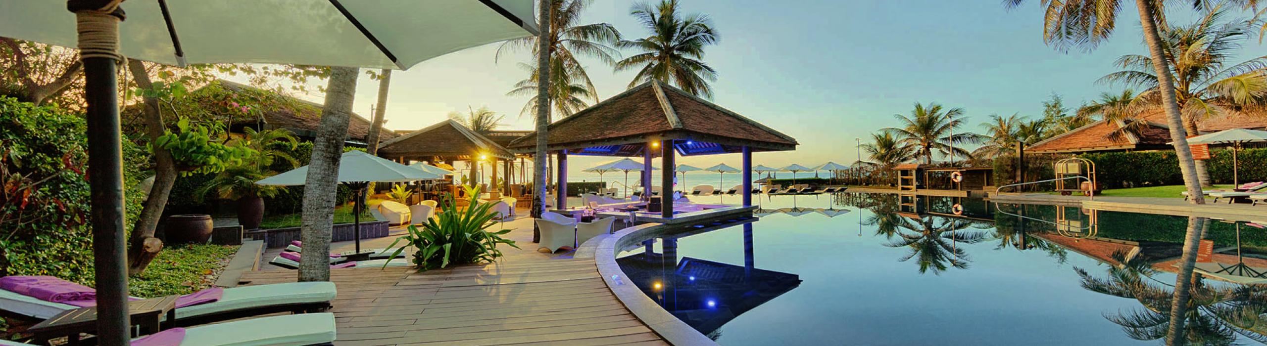 Vietnam, Azija, hotel, bazen