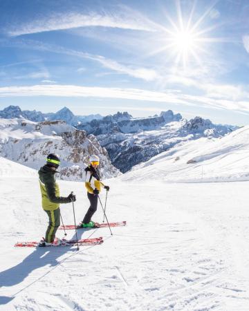 Italija, Dolomiti, smučanje, sneg, gore