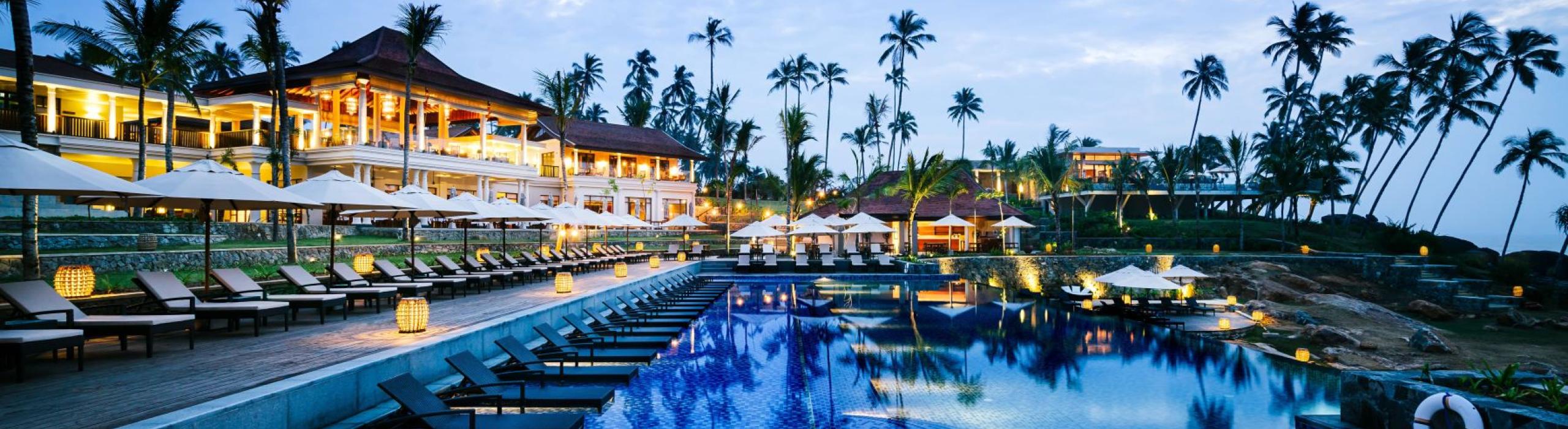 Šri Lanka, otok, plaža, morje, resort, bazen