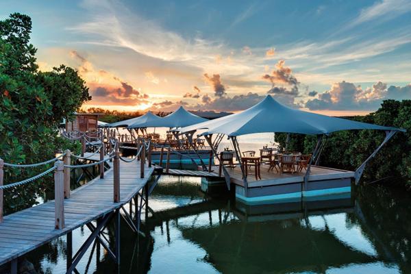 Mavricij, otok, plaža, morje, resort, bazen