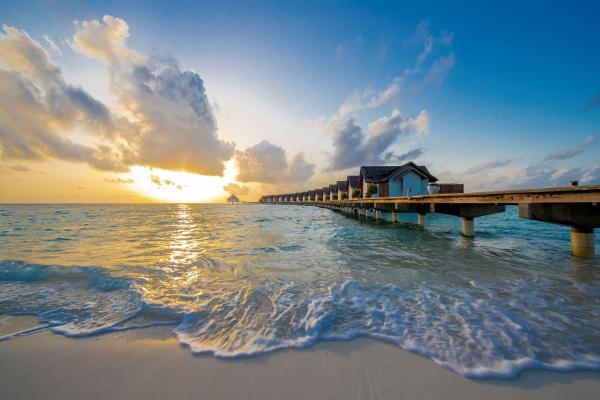 plaža, Maldivi, resort, morje, plaža