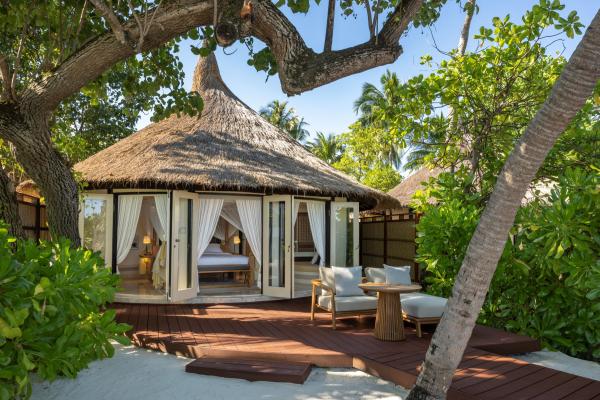 plaža, Maldivi, resort, morje, soba, vila, suita