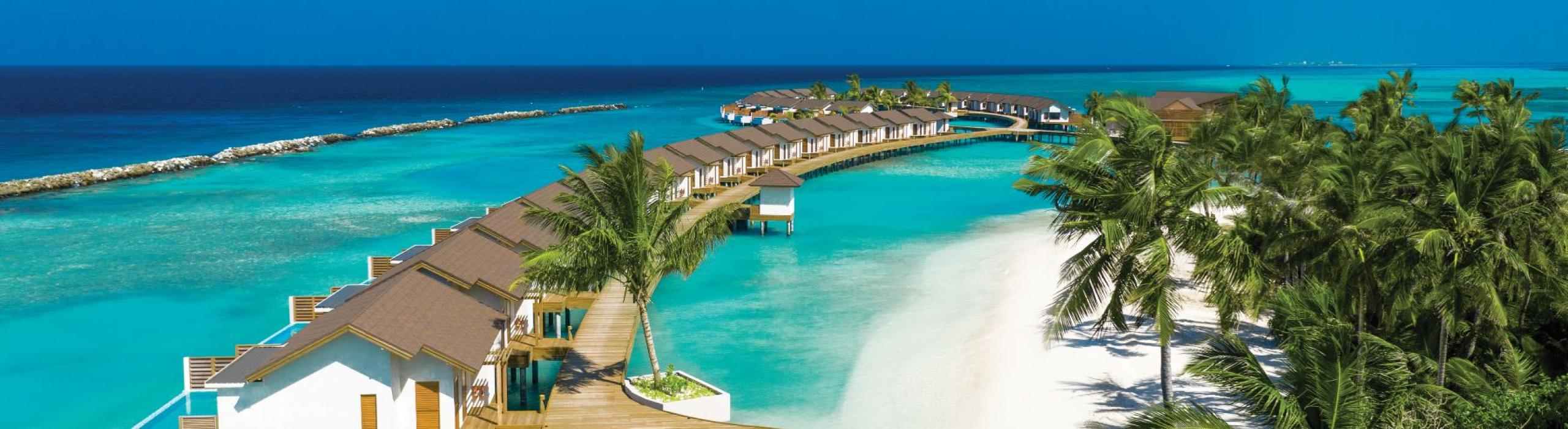 plaža, Maldivi, resort, morje, otok