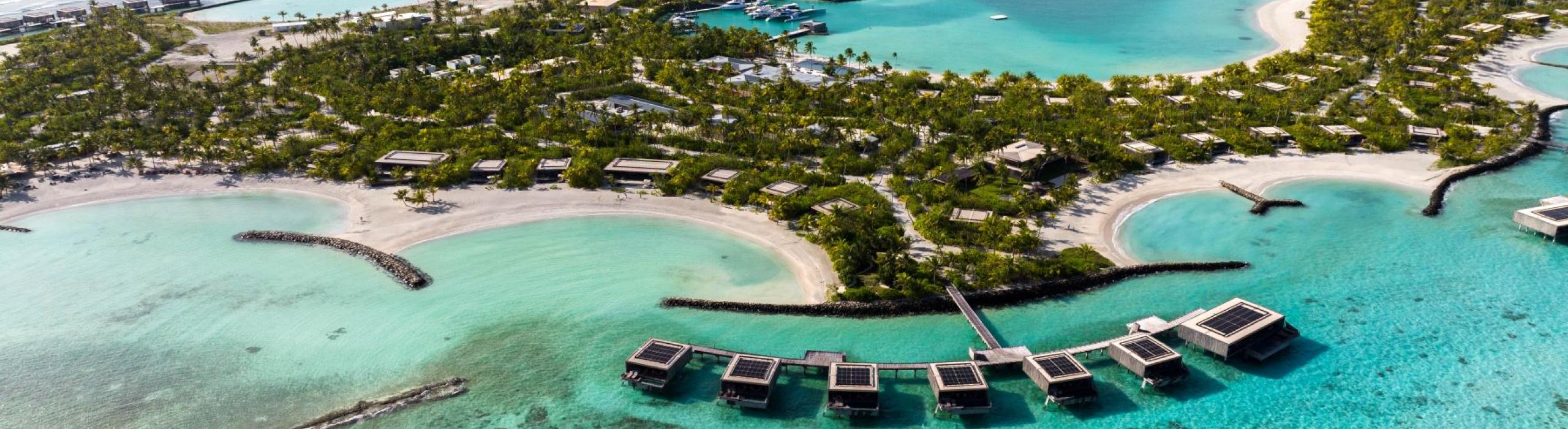 plaža, Maldivi, resort, morje, otok