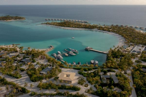 plaža, Maldivi, resort, morje, otok